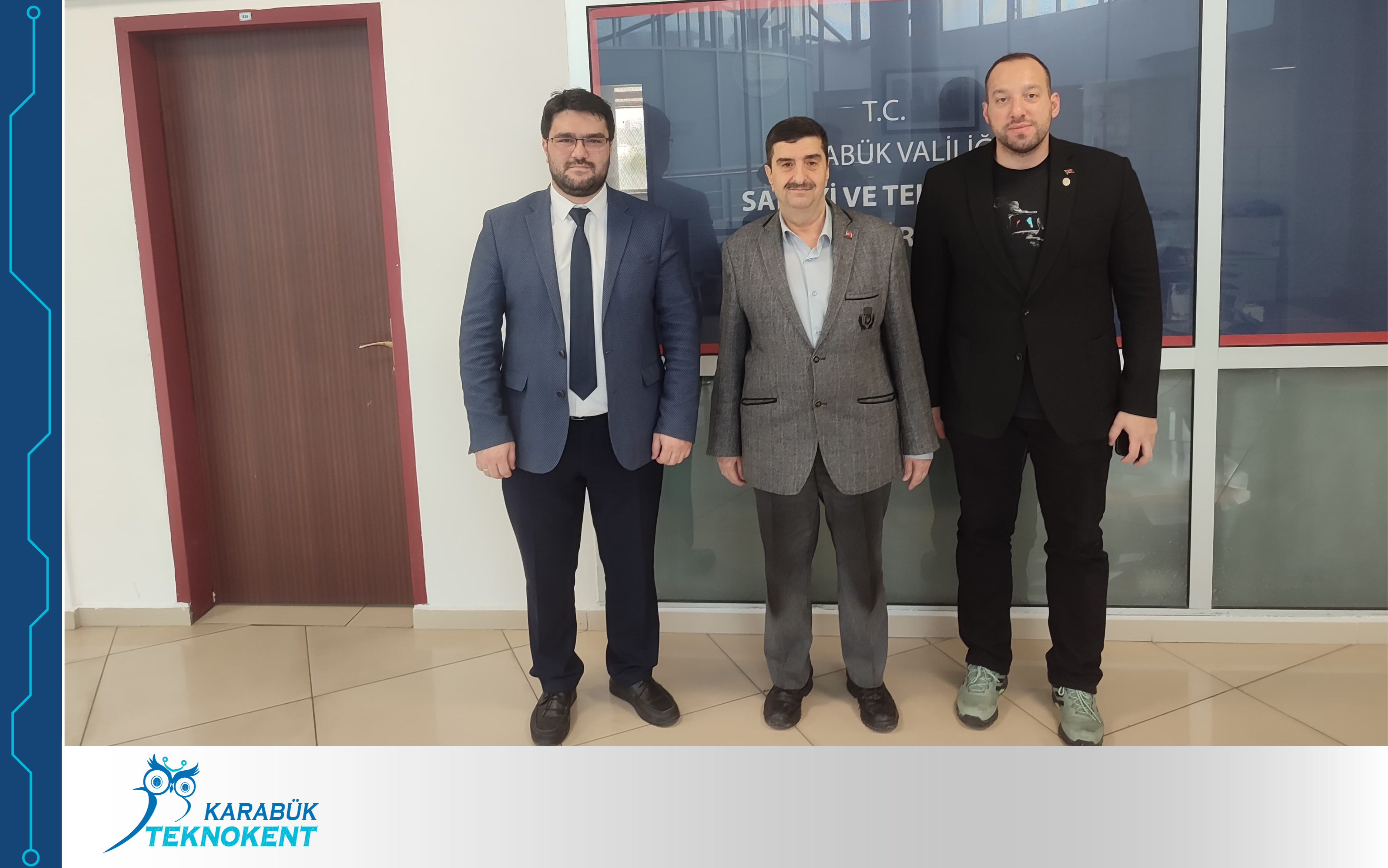 Karabük Teknokent Genel Müdürü Dr. Öğr. Üyesi Samet NOHUTÇU ve TTO Genel Müdür Yardımcısı İbrahim ZORLU, Karabük Sanayi İl Müdürlüğüne yeni atanan Birol CANGI' yı ziyaret ettik.